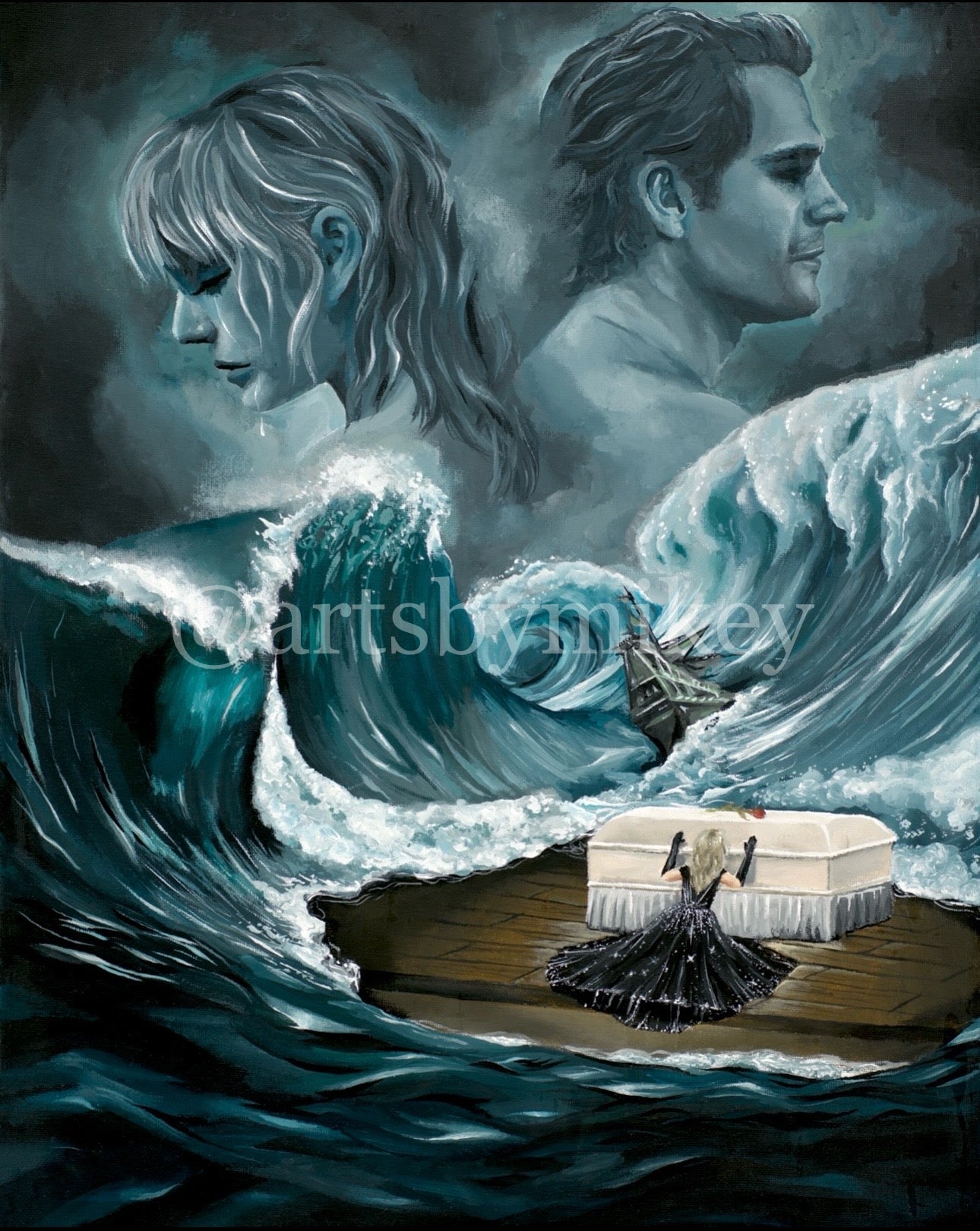 “My Tears Ricochet” sticker