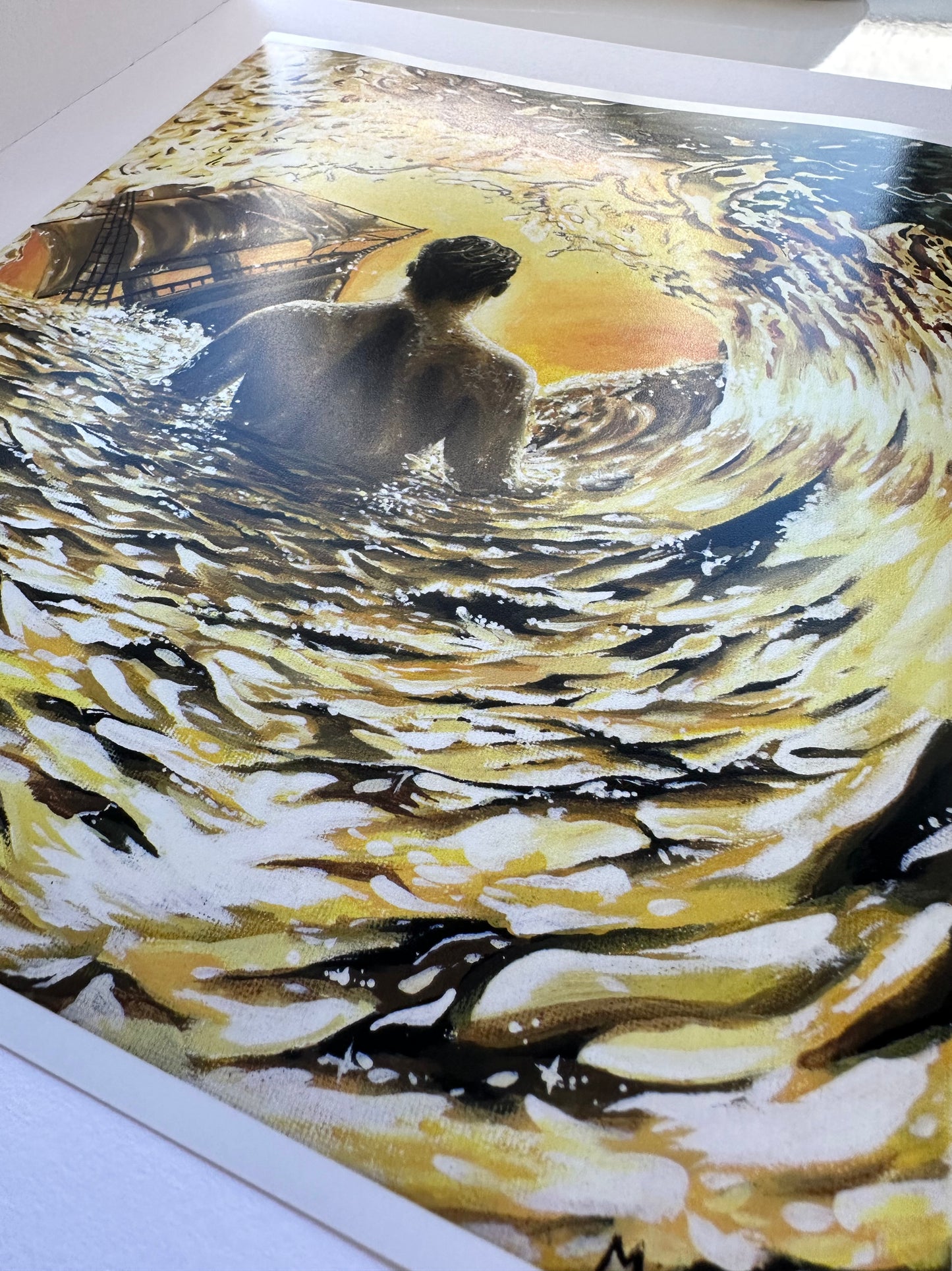 “Gold Rush” print