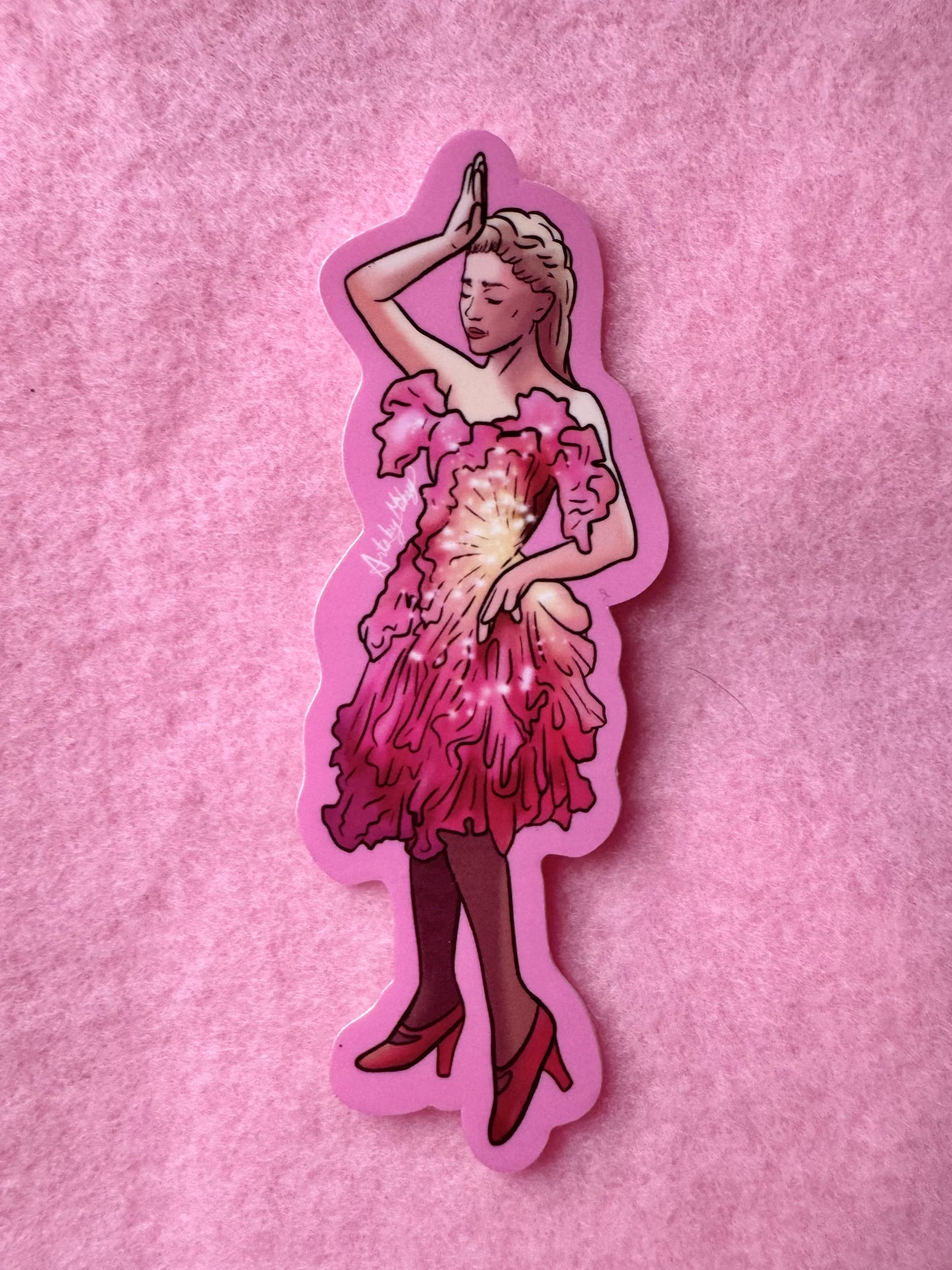 “Galinda’s Ozdust Dress” sticker