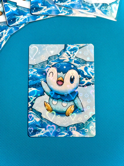 Piplup Art Trading Card