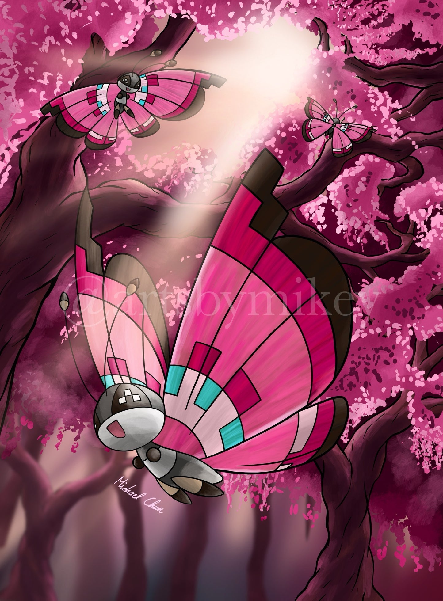 Vivillon Art Trading Card