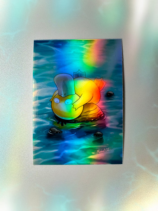 Psyduck Sticker (trading card size)